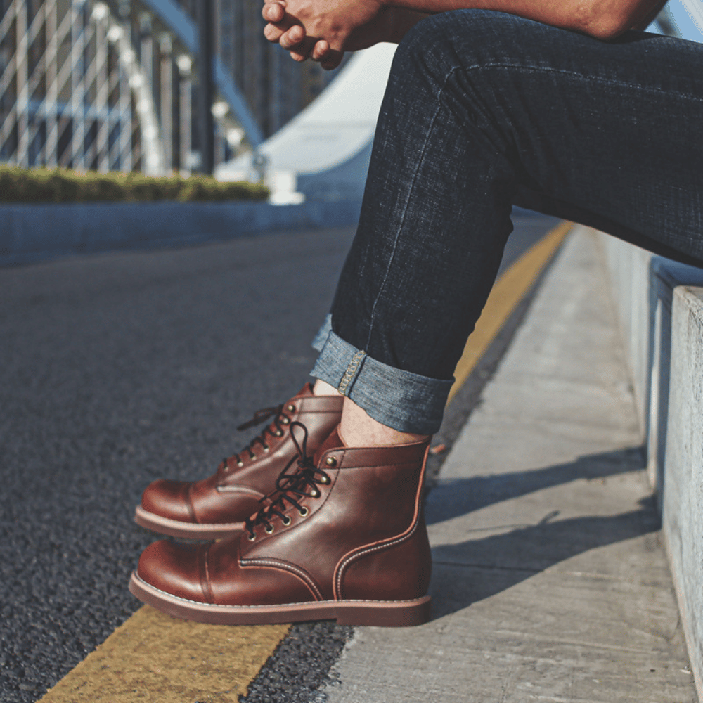 Bota Masculina de Couro Théodore