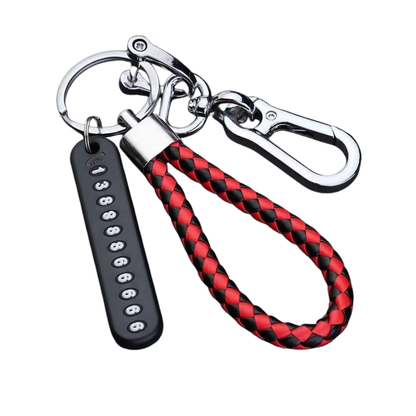 Leather Luggage Phone ID Tag