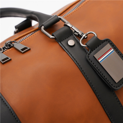 Sophisticated Leather Executive Weekender