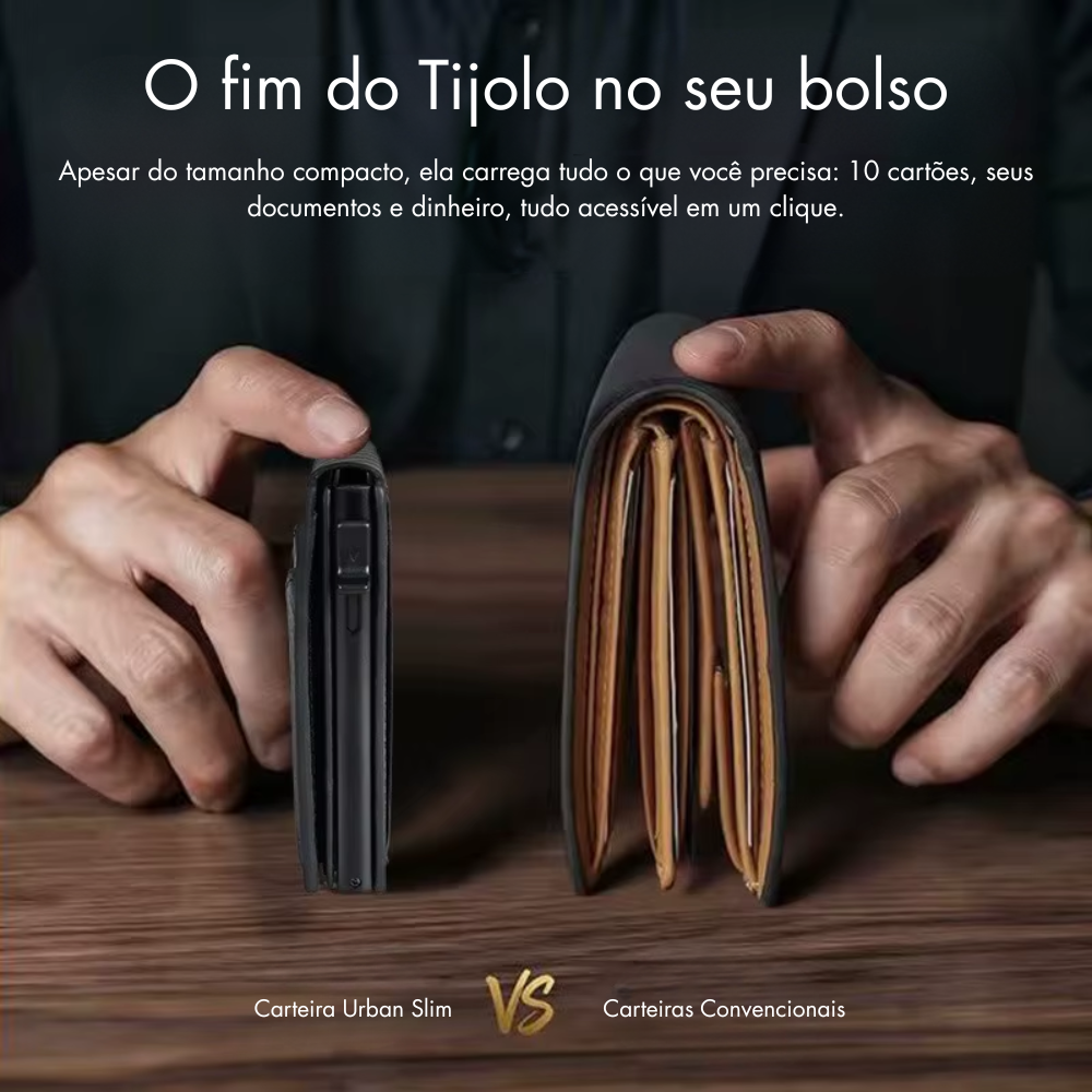 Minimalist Slim Leather RFID Blocking Wallet