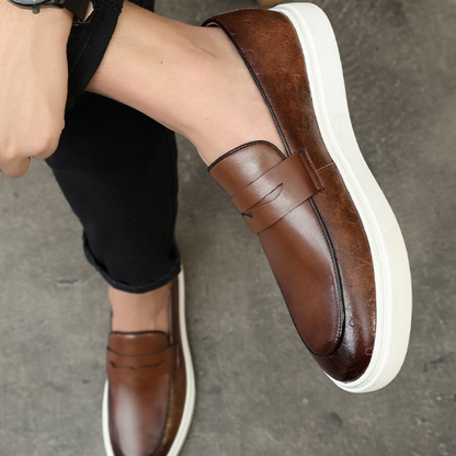 Mocassim Masculino em Couro Montclair