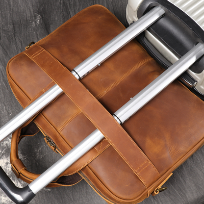 Artisan Handcrafted Leather Briefcase