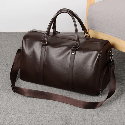 Classic Leather Overnighter Duffle