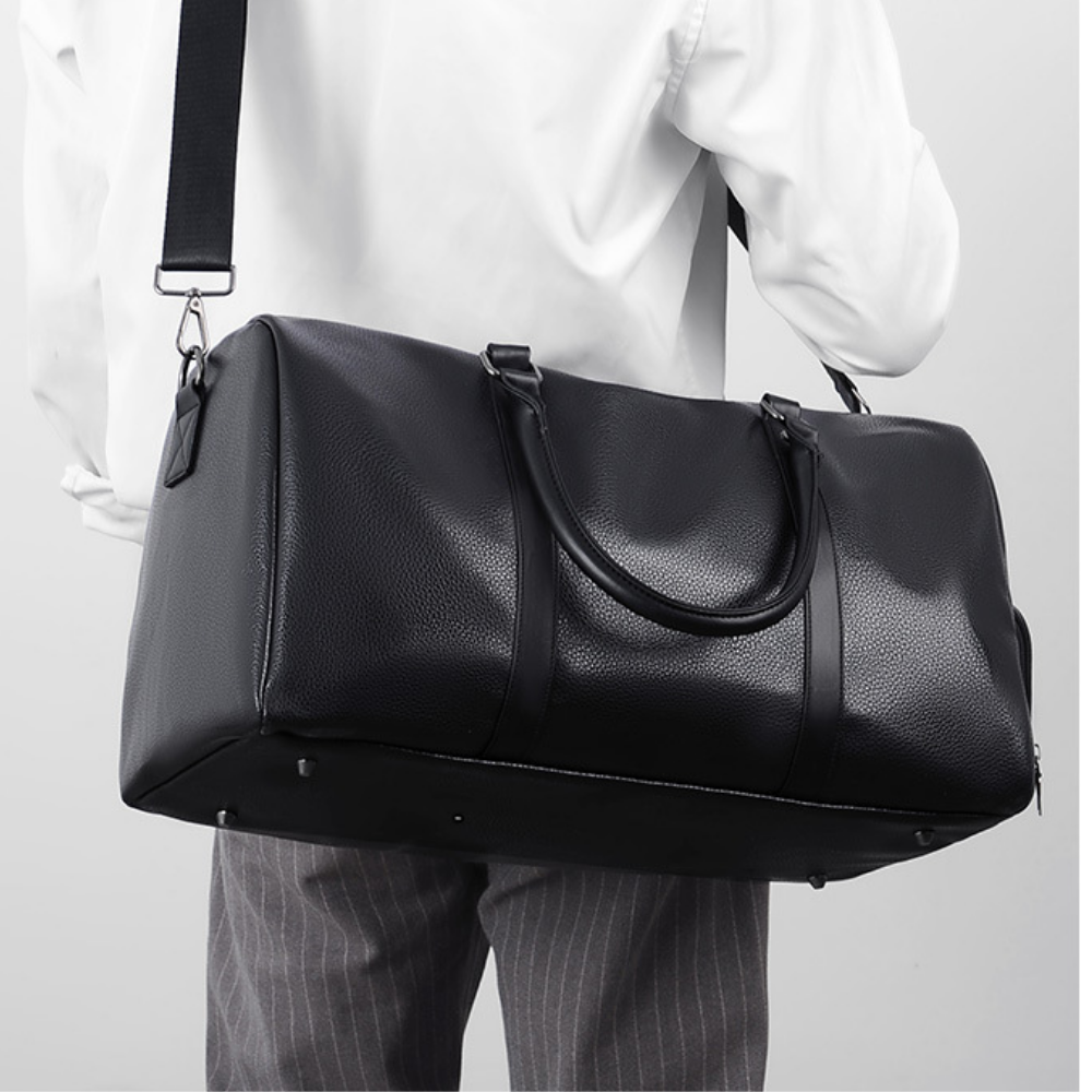 Classic Leather Overnighter Duffle