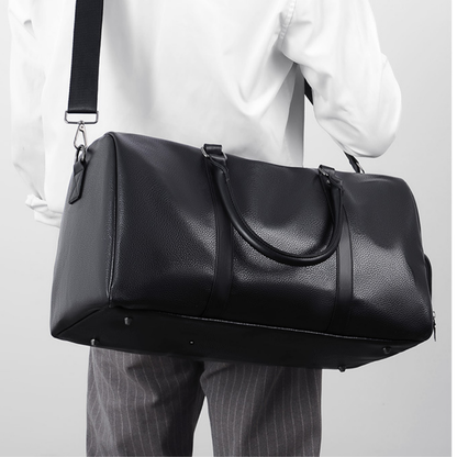 Classic Leather Overnighter Duffle