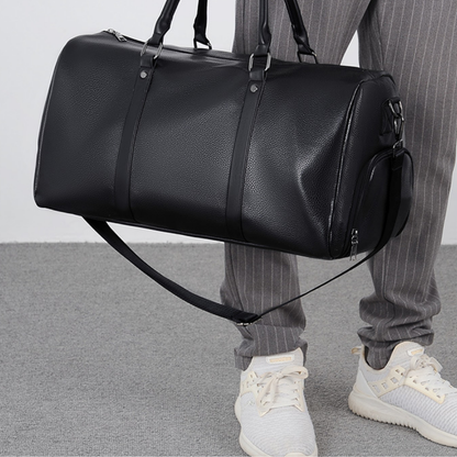 Classic Leather Overnighter Duffle