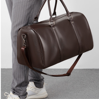 Classic Leather Overnighter Duffle