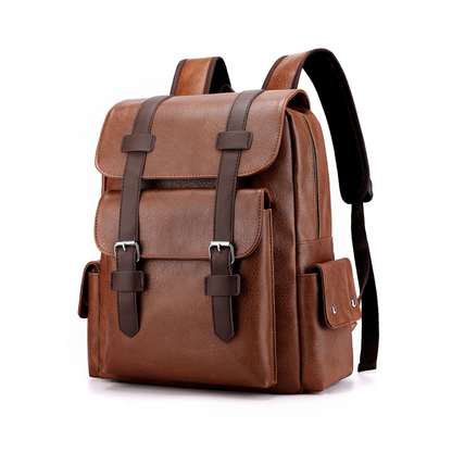 Rugged Heritage Leather Backpack