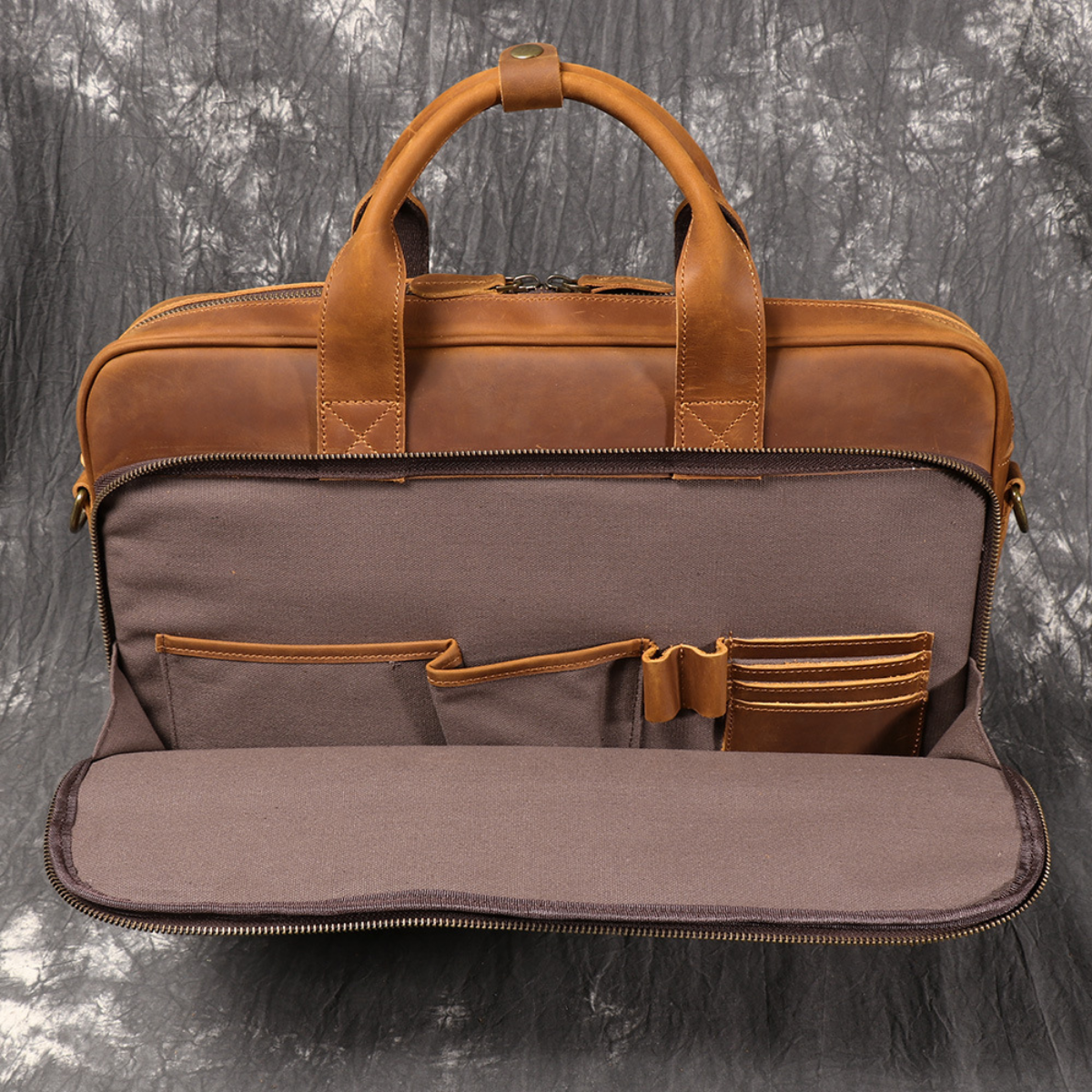 Artisan Handcrafted Leather Briefcase