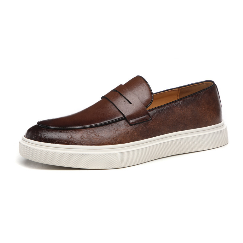 Mocassim Masculino em Couro Montclair