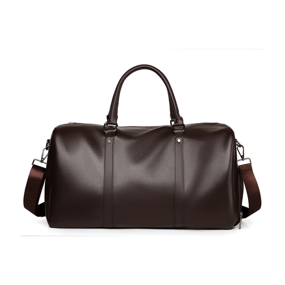 Classic Leather Overnighter Duffle