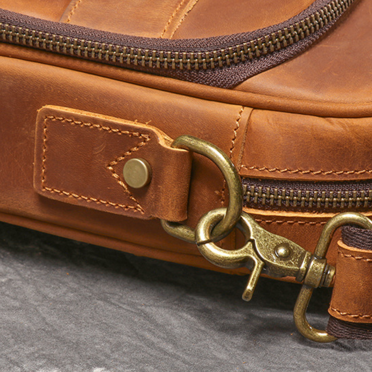 Artisan Handcrafted Leather Briefcase