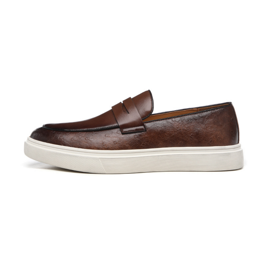 Mocassim Masculino em Couro Montclair