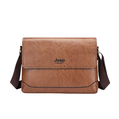 Vintage Leather Daily Messenger Bag