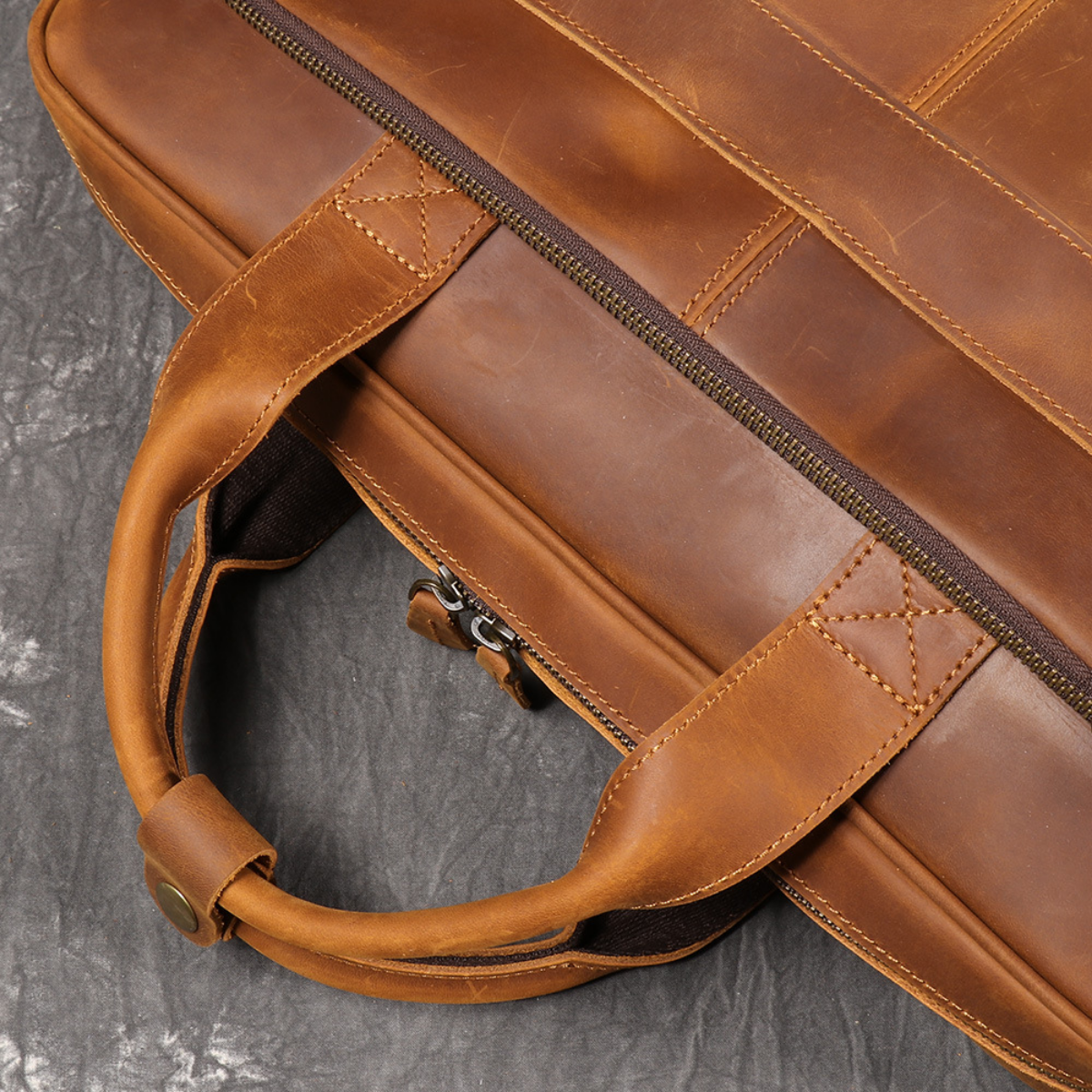 Artisan Handcrafted Leather Briefcase