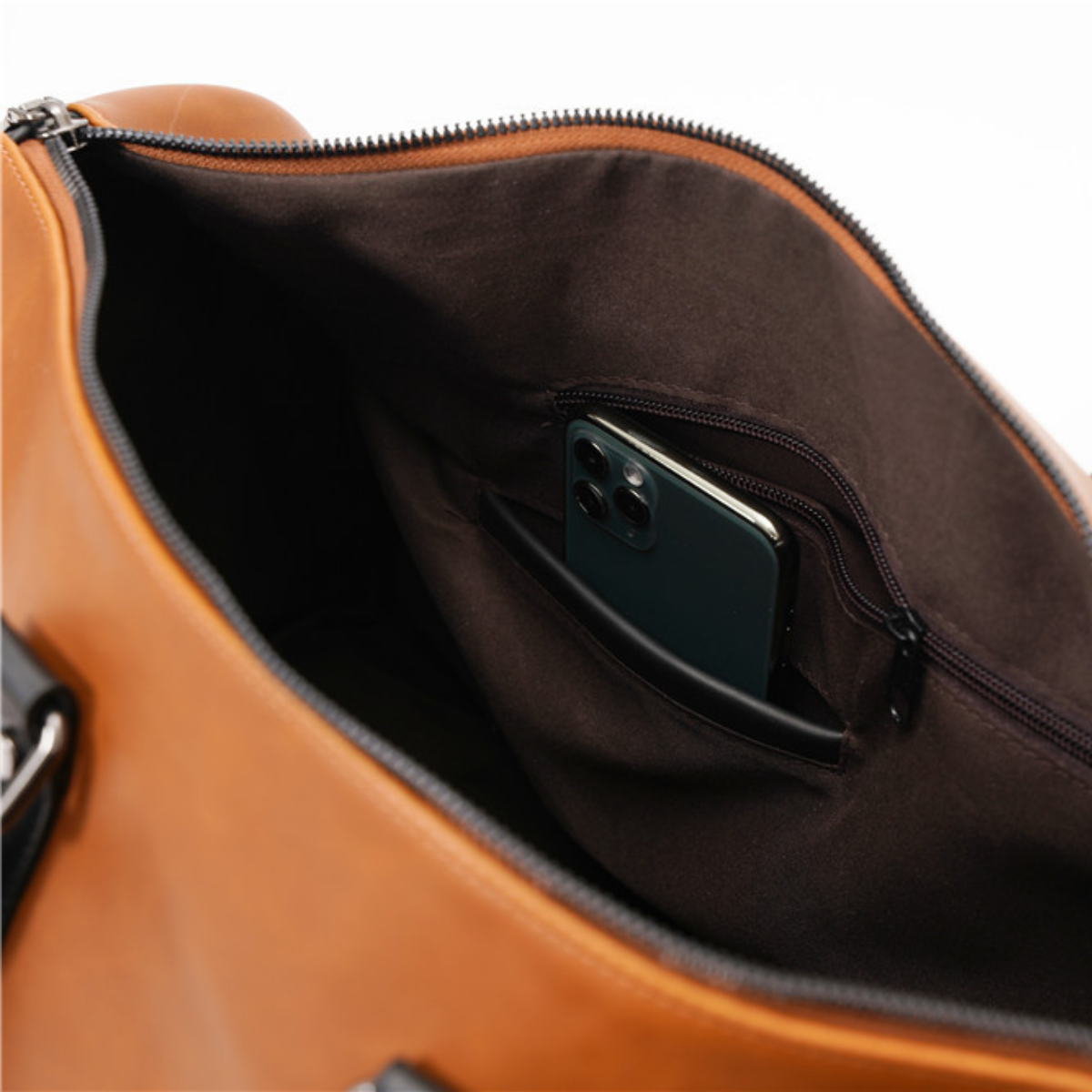 Sophisticated Leather Executive Weekender