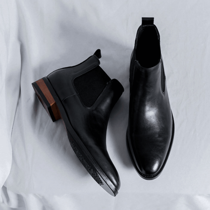 Bota Chelsea Masculina em Couro Moreau