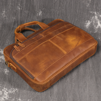 Artisan Handcrafted Leather Briefcase