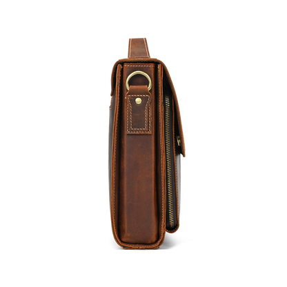 Heritage Full-Grain Leather Briefcase