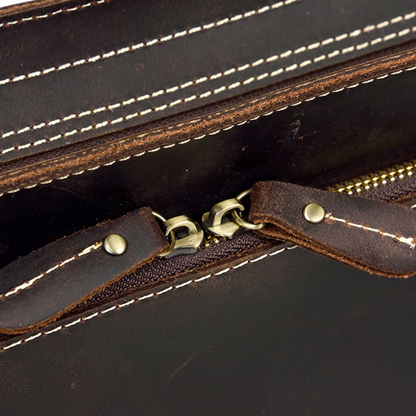 Vintage Genuine Leather Briefcase