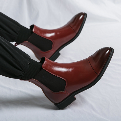 Bota Chelsea Masculina em Couro Montfort