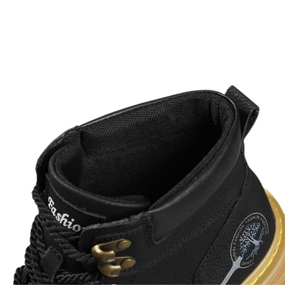 Bota Militar de Couro Barnaby