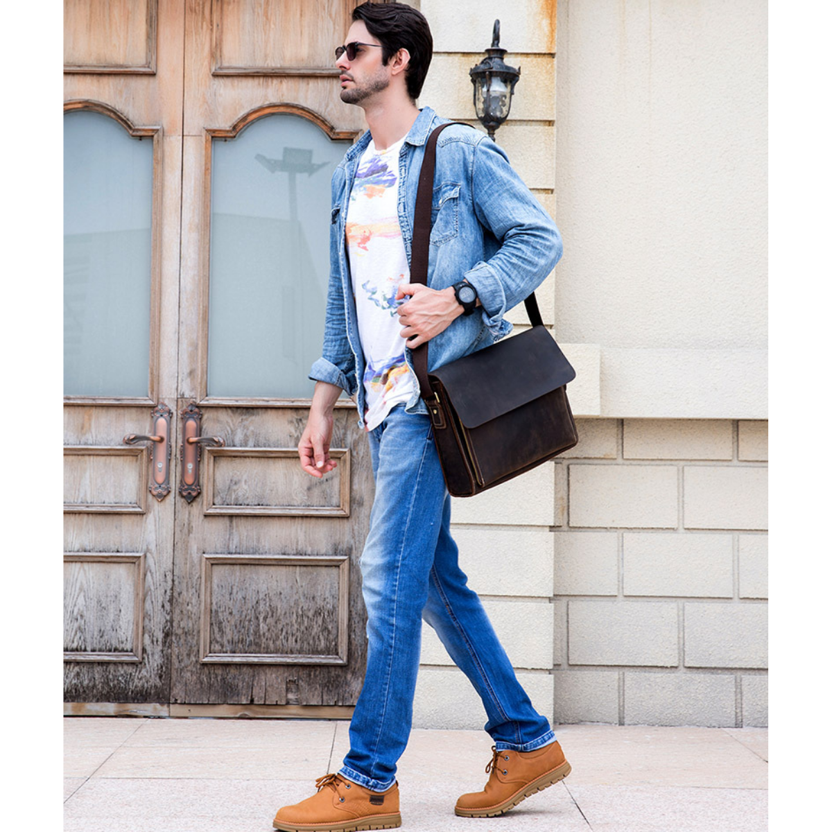 Vintage Genuine Leather Briefcase