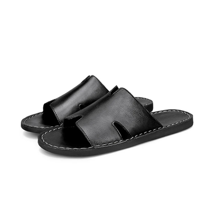 Sandália Masculina em Couro Cognac