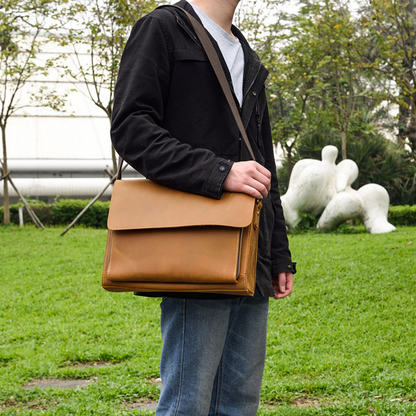 Vintage Genuine Leather Briefcase
