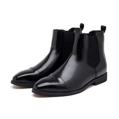 Bota Chelsea Masculina em Couro Montfort