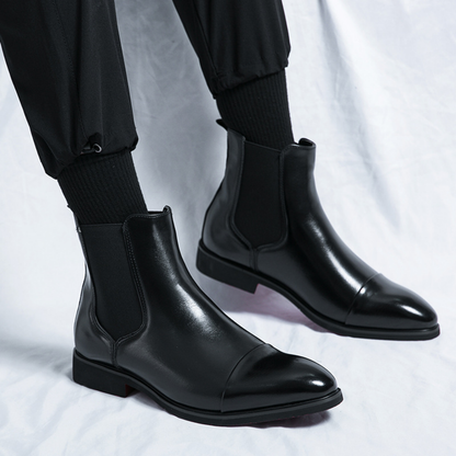 Bota Chelsea Masculina em Couro Montfort
