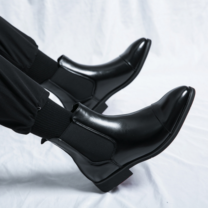Bota Chelsea Masculina em Couro Montfort