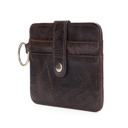 Porta Cartão de Couro Slim