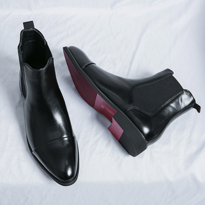 Bota Chelsea Masculina em Couro Montfort