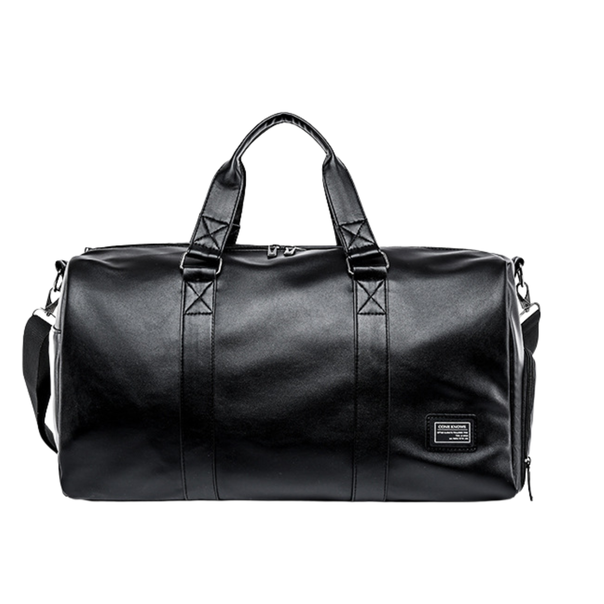 Classic Leather Overnighter Duffle Bag