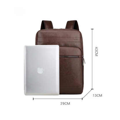 Executive Travel Leather Backpack