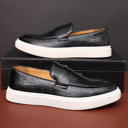 Mocassim Masculino em Couro Montclair