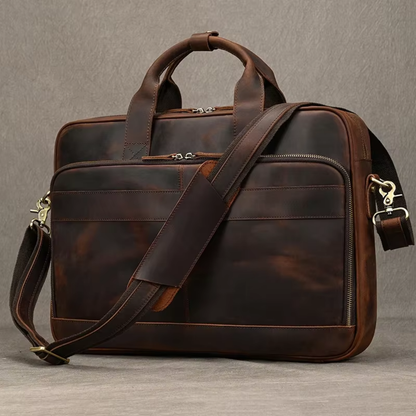 Artisan Handcrafted Leather Briefcase