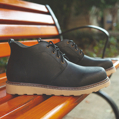 Bota Masculina em Couro Wilfred – Estilo Rústico