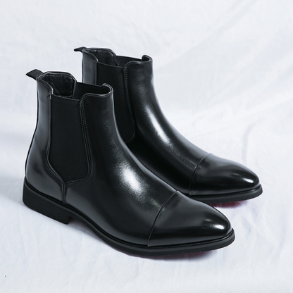 Bota Chelsea Masculina em Couro Montfort