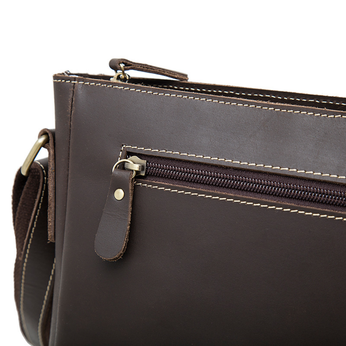 Rugged Genuine Leather Executive Briefcase