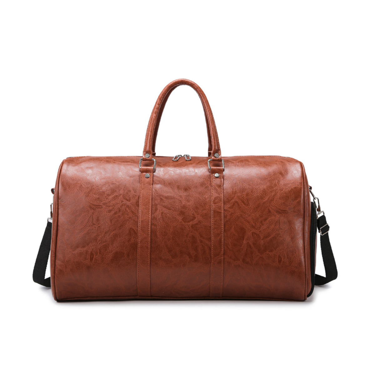 Classic Leather Urban Duffle Bag