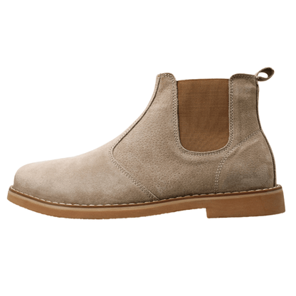 Bota Chelsea de Couro Camurça Rochester