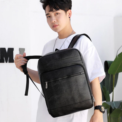Executive Travel Leather Backpack