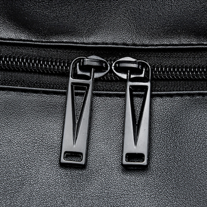 Classic Leather Overnighter Duffle Bag