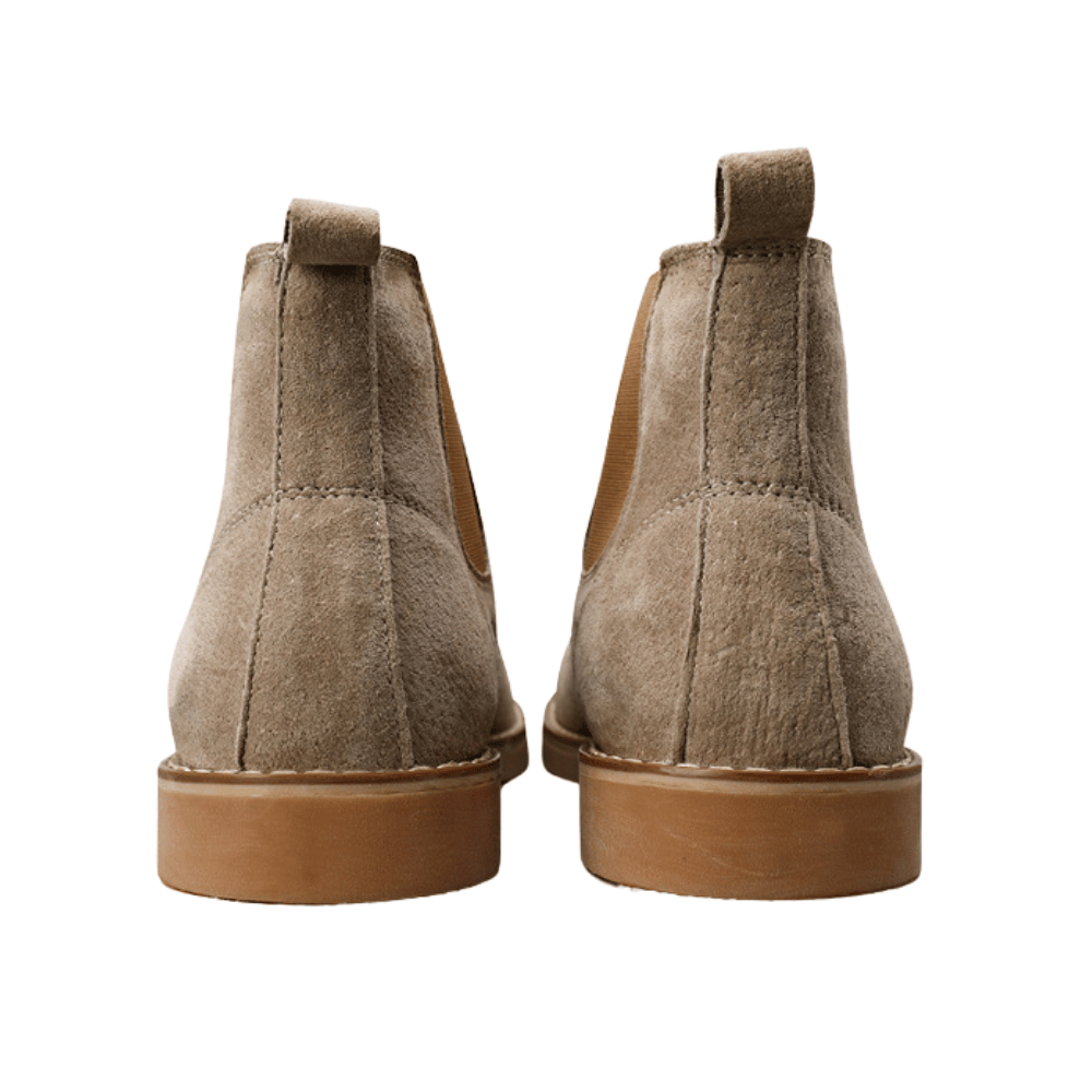 Bota Chelsea de Couro Camurça Rochester