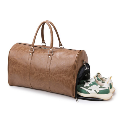Classic Leather Urban Duffle Bag