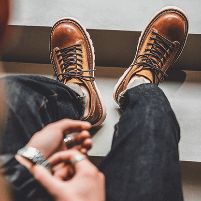 Sapato Masculino Casual em Couro Legítimo Hermann