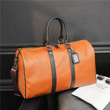 Sophisticated Leather Executive Weekender