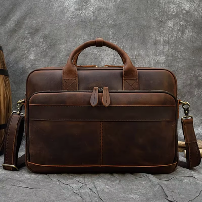 Artisan Handcrafted Leather Briefcase